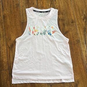 Nike Pink Floral Tank Top